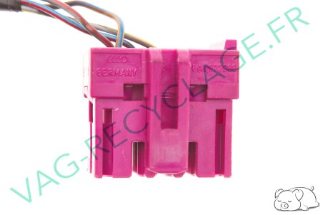 Fiche faisceau 10 pôles rose 8A0972986 Audi A4 B5 B6 B7 Audi A6 C5 Audi A8 D2 - Image 2