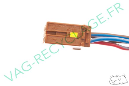 Fiche autoradio 8 pôles marron 357035447A Volkswagen Seat Skoda Audi - Image 2