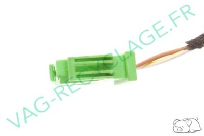 Fiche plate 2 pôles verte 893971632 pour Volkswagen Seat Skoda Audi - Image 3