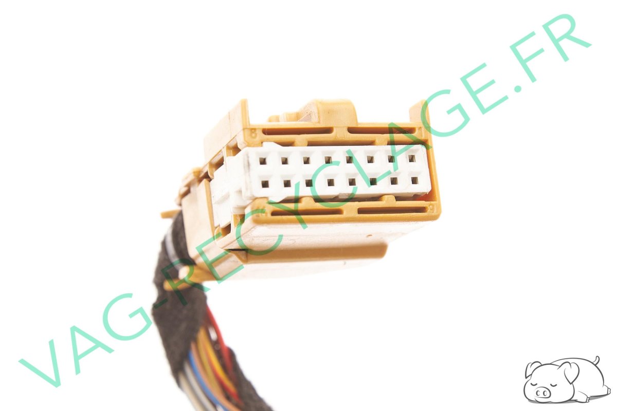 Fiche faisceau 16 pôles 4A0971883A pour Volkswagen Seat Skoda Audi - Image 1