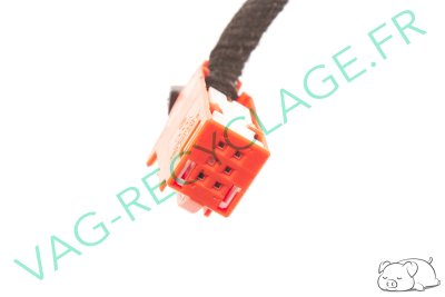 Fiche faisceau 6 pôles 4B0971636B Rouge pour Audi A2 Audi A4 B5 Audi A6 C5 - Image 4