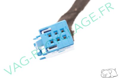 Fiche faisceau 6 pôles 4B0971636D Bleue Audi A4 B5 Audi A6 C5 RS4 B5 RS6 C5 - Image 3