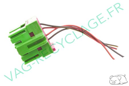 Fiche faisceau 10 pôles verte 8A0972986 Audi A4 B5 B6 B7 Audi A6 C5 Audi A8 D2 - Image 1
