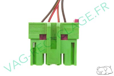 Fiche faisceau 10 pôles verte 8A0972986 Audi A4 B5 B6 B7 Audi A6 C5 Audi A8 D2 - Image 1