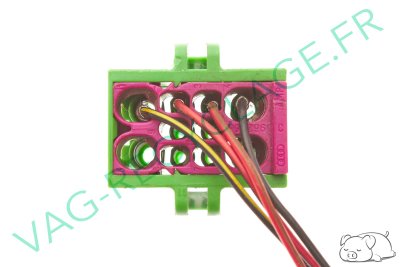 Fiche faisceau 10 pôles verte 8A0972986 Audi A4 B5 B6 B7 Audi A6 C5 Audi A8 D2 - Image 5