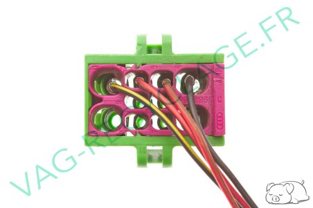 Fiche faisceau 10 pôles verte 8A0972986 Audi A4 B5 B6 B7 Audi A6 C5 Audi A8 D2 - Image 5