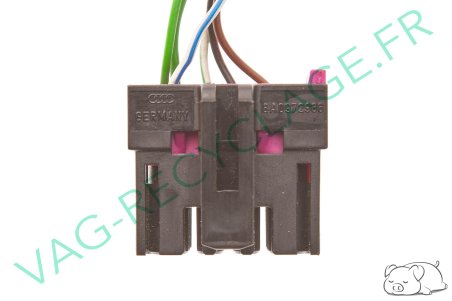 Fiche faisceau 10 pôles noire 8A0972986 Audi A4 B5 B6 B7 Audi A6 C5 Audi A8 D2 - Image 2