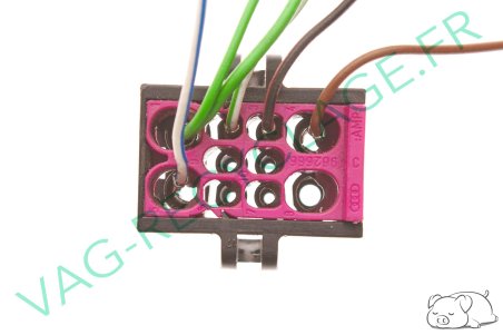 Fiche faisceau 10 pôles noire 8A0972986 Audi A4 B5 B6 B7 Audi A6 C5 Audi A8 D2 - Image 5