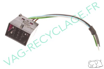 Fiche faisceau 10 pôles noire 8A0972985 Audi A4 B5 B6 B7 Audi A6 C5 Audi A8 D2 - Image 1