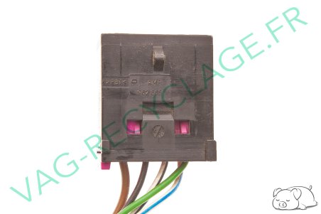 Fiche faisceau 10 pôles noire 8A0972985 Audi A4 B5 B6 B7 Audi A6 C5 Audi A8 D2 - Image 3