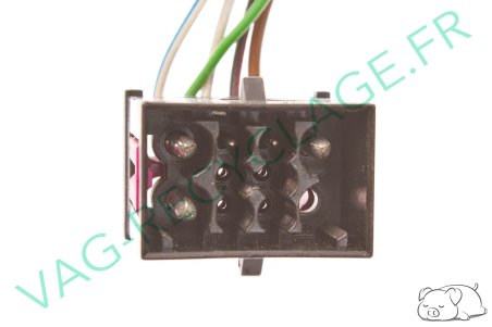 Fiche faisceau 10 pôles noire 8A0972985 Audi A4 B5 B6 B7 Audi A6 C5 Audi A8 D2 - Image 4