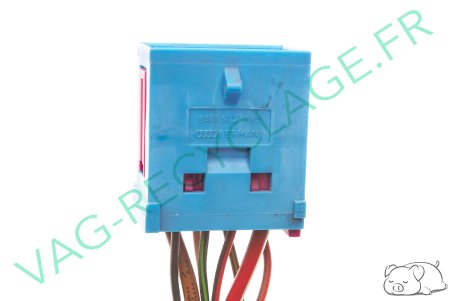 Fiche faisceau 10 pôles bleue 8A0972985 Audi A4 B5 B6 B7 Audi A6 C5 Audi A8 D2 - Image 2