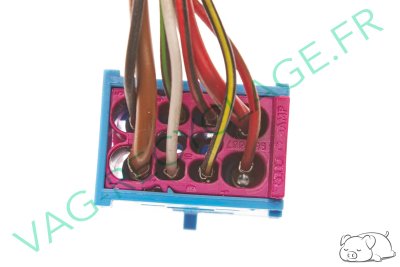 Fiche faisceau 10 pôles bleue 8A0972985 Audi A4 B5 B6 B7 Audi A6 C5 Audi A8 D2 - Image 5