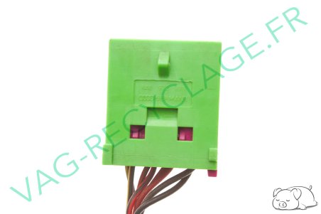 Fiche faisceau 10 pôles verte 8A0972985 Audi A4 B5 B6 B7 Audi A6 C5 Audi A8 D2 - Image 2