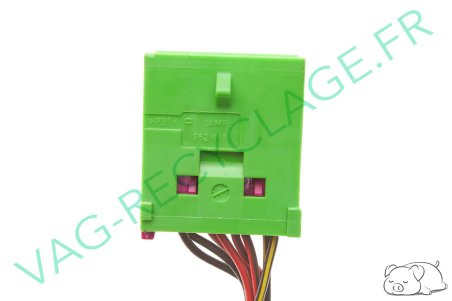 Fiche faisceau 10 pôles verte 8A0972985 Audi A4 B5 B6 B7 Audi A6 C5 Audi A8 D2 - Image 3