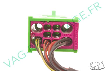 Fiche faisceau 10 pôles verte 8A0972985 Audi A4 B5 B6 B7 Audi A6 C5 Audi A8 D2 - Image 5