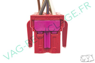 Prise faisceau 10 pôles rouge 1J0937733 pour Volkswagen Skoda Seat Audi - Image 3