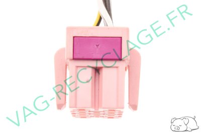 Prise faisceau 10 pôles rose clair 1J0937733 pour Volkswagen Skoda Seat Audi - Image 3