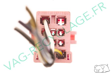 Prise faisceau 10 pôles rose clair 1J0937733 pour Volkswagen Skoda Seat Audi - Image 4