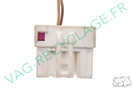 Prise faisceau 10 pôles blanche 1J0937733 pour Volkswagen Skoda Seat Audi - Image 2