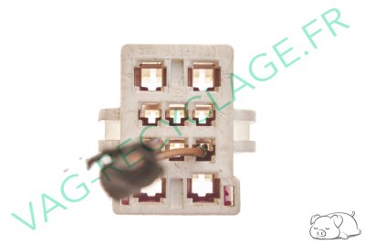 Prise faisceau 10 pôles blanche 1J0937733 pour Volkswagen Skoda Seat Audi - Image 4