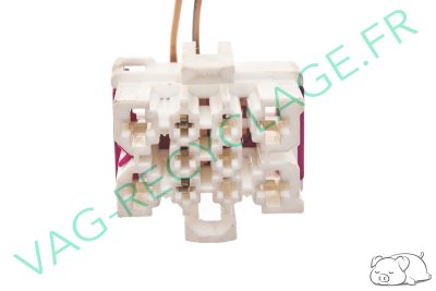 Prise faisceau 10 pôles blanche 1J0937733 pour Volkswagen Skoda Seat Audi - Image 5