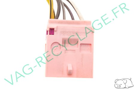 Boitier fiches plates femelle rose clair 1J0937743 Audi Seat Skoda Volkswagen - Image 2