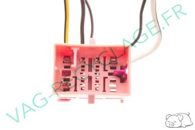 Boitier fiches plates femelle rose clair 1J0937743 Audi Seat Skoda Volkswagen - Image 4