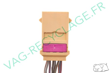 Boitier fiches plates femelle marron 1J0937743 Audi Seat Skoda Volkswagen - Image 3