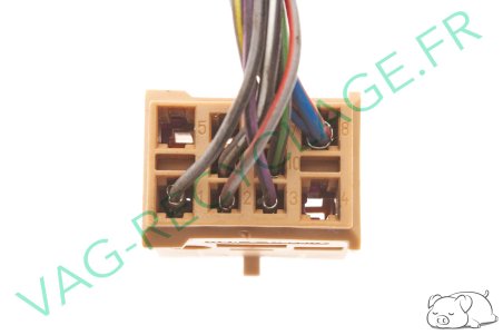 Boitier fiches plates femelle marron 1J0937743 Audi Seat Skoda Volkswagen - Image 5