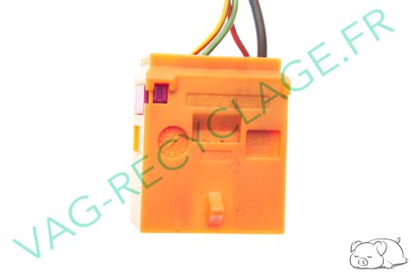 Boitier fiches plates femelle orange 1J0937743 Audi Seat Skoda Volkswagen - Image 2
