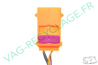 Boitier fiches plates femelle orange 1J0937743 Audi Seat Skoda Volkswagen - Image 3