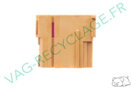 Prise faisceau 3 pôles marron 1J0937713 pour Volkswagen Skoda Seat Audi - Image 2
