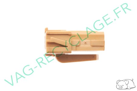 Prise faisceau 3 pôles marron 1J0937713 pour Volkswagen Skoda Seat Audi - Image 5