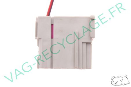 Prise faisceau 3 pôles gris 1J0937713 pour Volkswagen Skoda Seat Audi - Image 2