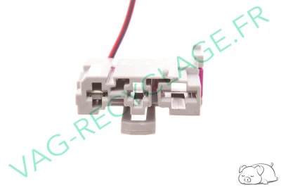 Prise faisceau 3 pôles gris 1J0937713 pour Volkswagen Skoda Seat Audi - Image 3