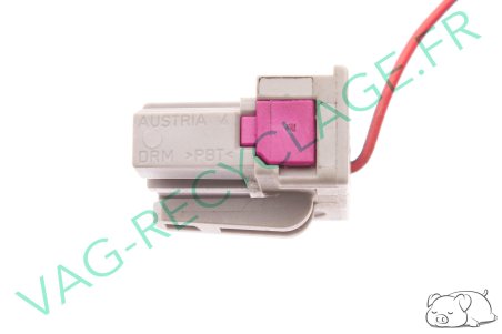 Prise faisceau 3 pôles gris 1J0937713 pour Volkswagen Skoda Seat Audi - Image 5