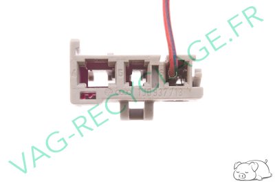 Prise faisceau 3 pôles gris 1J0937713 pour Volkswagen Skoda Seat Audi - Image 6