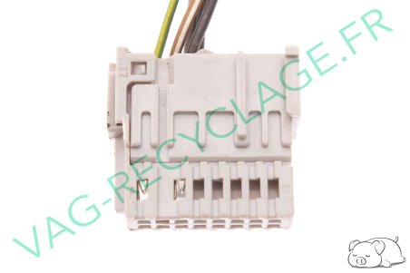 Prise faisceau 15 pôles grise 4B0972585 pour Audi A4 B5 Audi A6 C5 Audi A8 D2 - Image 2