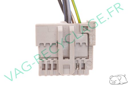 Prise faisceau 15 pôles grise 4B0972585 pour Audi A4 B5 Audi A6 C5 Audi A8 D2 - Image 3