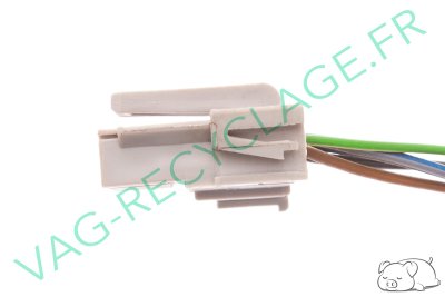 Prise faisceau 15 pôles grise 4B0972585 pour Audi A4 B5 Audi A6 C5 Audi A8 D2 - Image 4