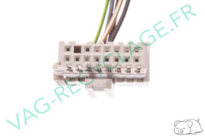 Prise faisceau 15 pôles grise 4B0972585 pour Audi A4 B5 Audi A6 C5 Audi A8 D2 - Image 5