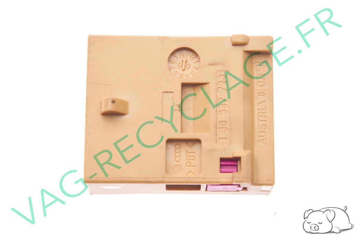 Prise faisceau 3 pôles marron 1J0937723 pour Volkswagen Skoda Seat Audi - Image 1