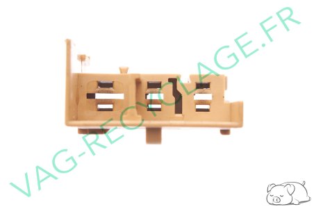 Prise faisceau 3 pôles marron 1J0937723 pour Volkswagen Skoda Seat Audi - Image 3
