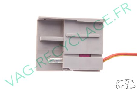 Prise faisceau 3 pôles grise 1J0937723 pour Volkswagen Skoda Seat Audi - Image 2