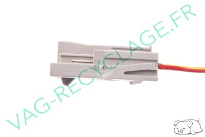 Prise faisceau 3 pôles grise 1J0937723 pour Volkswagen Skoda Seat Audi - Image 3