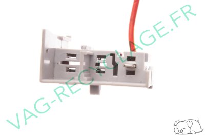 Prise faisceau 3 pôles grise 1J0937723 pour Volkswagen Skoda Seat Audi - Image 4