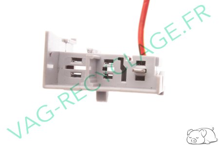 Prise faisceau 3 pôles grise 1J0937723 pour Volkswagen Skoda Seat Audi - Image 4