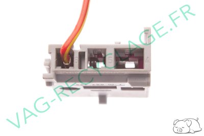 Prise faisceau 3 pôles grise 1J0937723 pour Volkswagen Skoda Seat Audi - Image 5