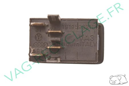 Interrupteur de dégivrage de vitre arrière 191959621B pour Golf 2 et Jetta 2 - Image 3